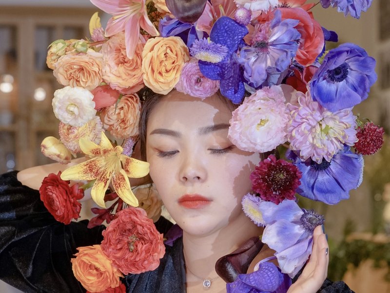 花艺师作品 - 架构设计花艺展示
