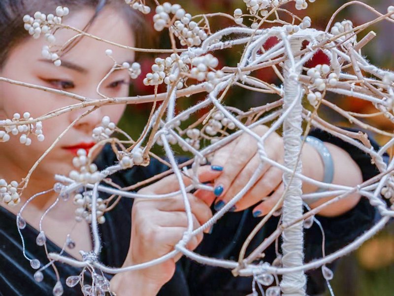 花艺师作品 - 花束艺术展示